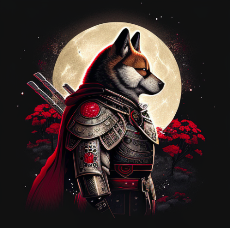 Shiba Inu Samurai #5